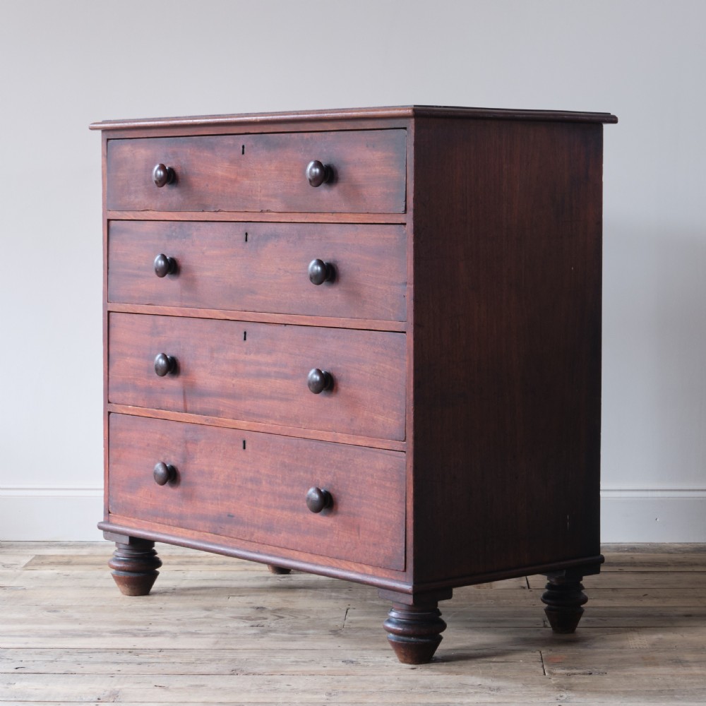 19th century mahogany chest of drawers View II