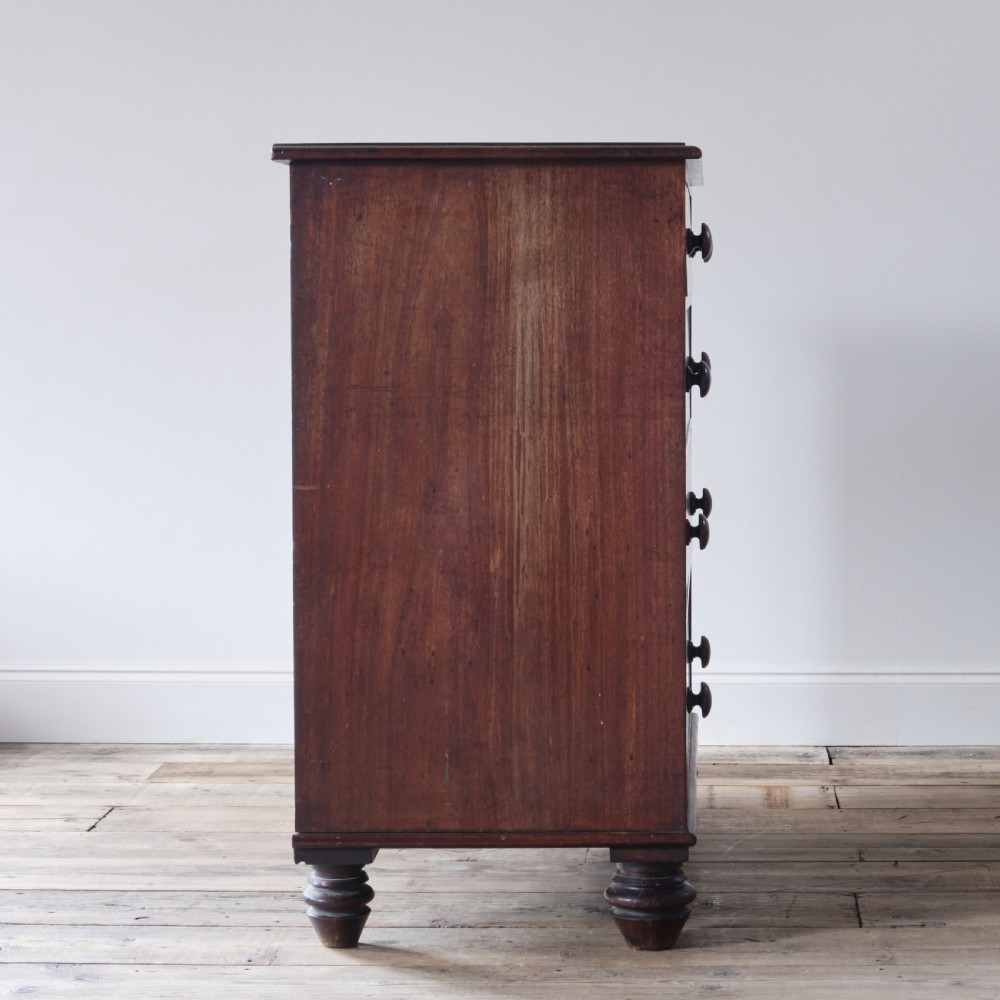 19th century mahogany chest of drawers View VIII