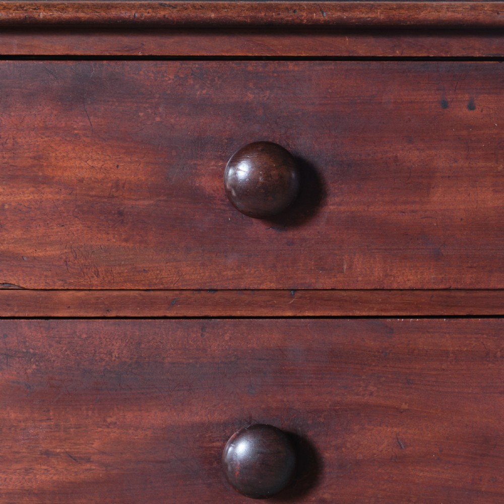 19th century mahogany chest of drawers View X