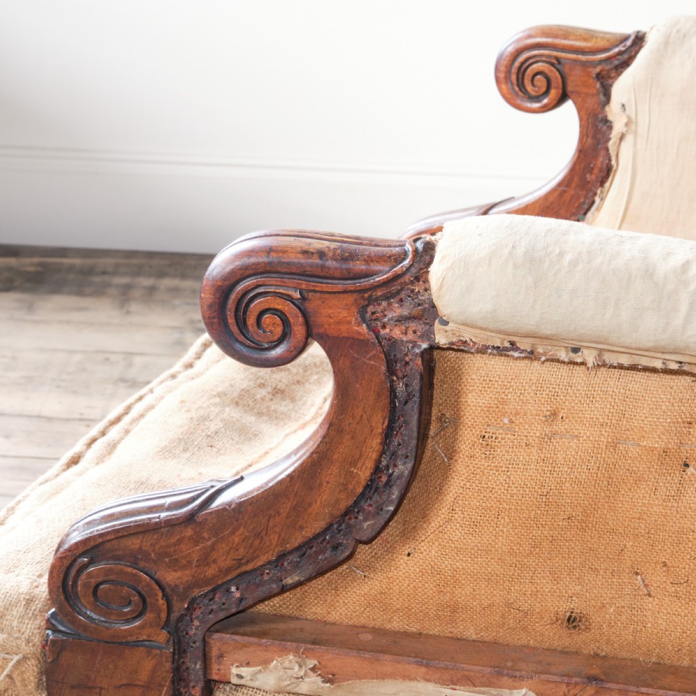 George IV Mahogany Library Armchair View XI