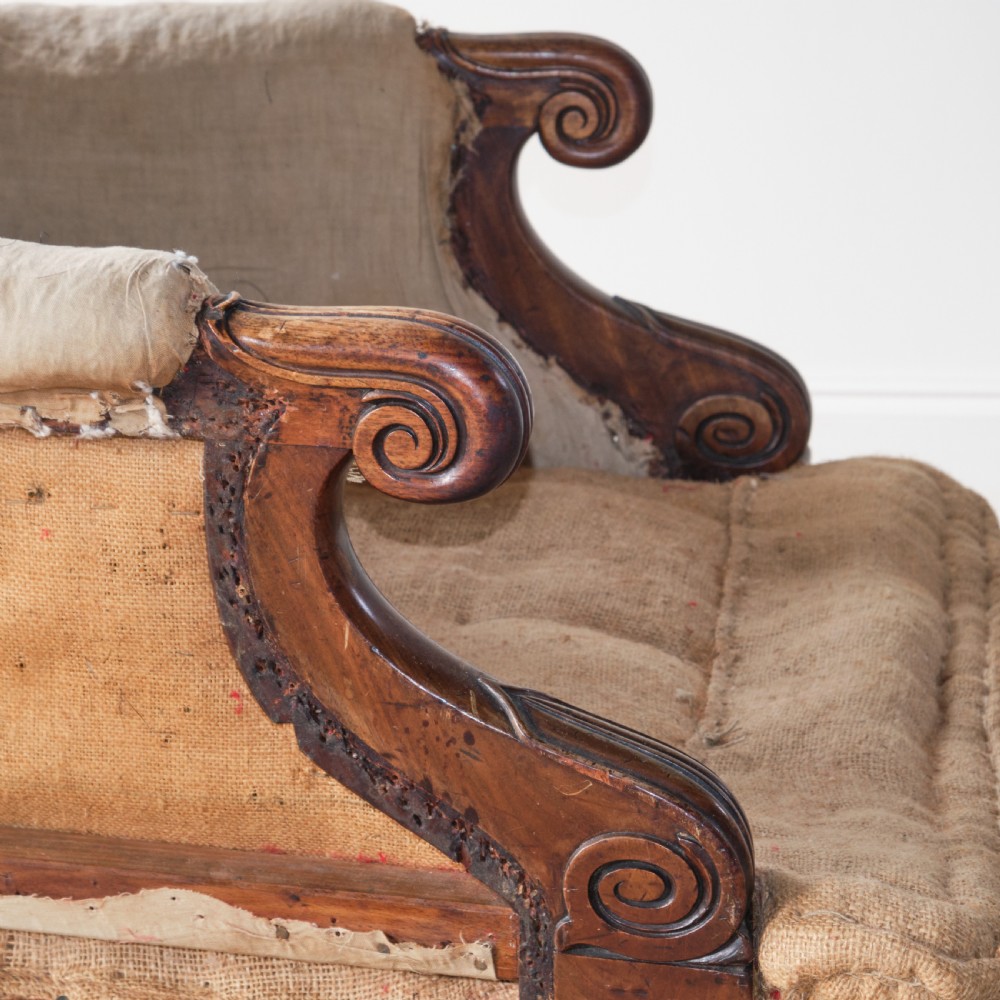 George IV Mahogany Library Armchair View XIII