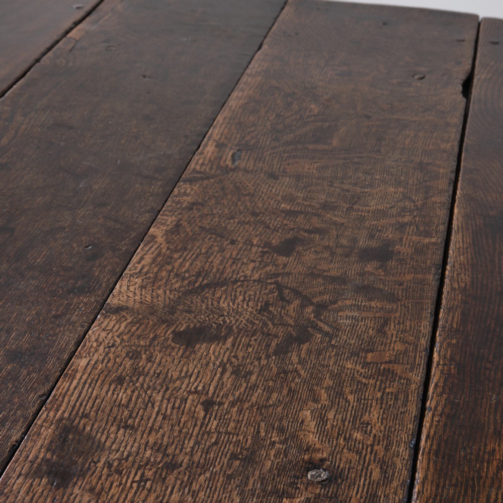 18th century oak bobbin gateleg table View X