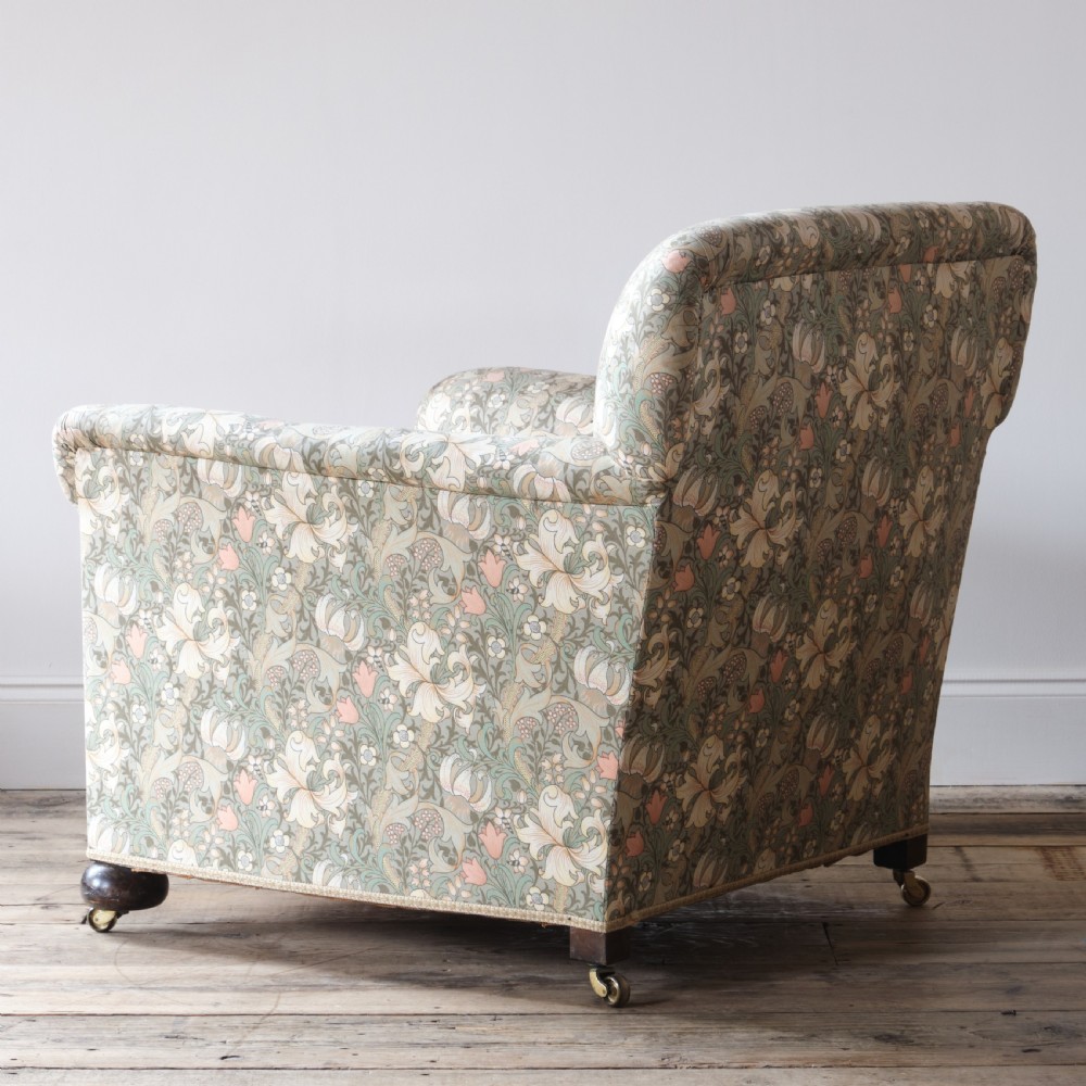 Edwardian country house armchair in Morris & Co View VII