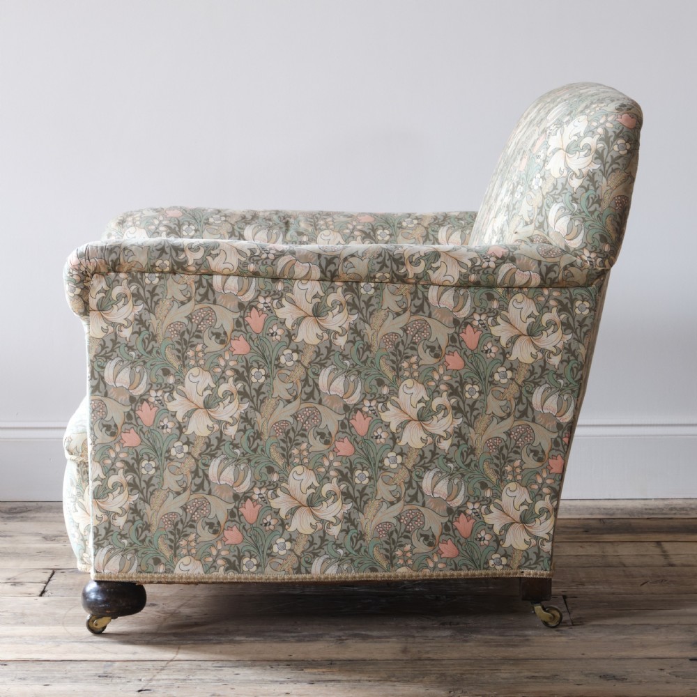 Edwardian country house armchair in Morris & Co View VIII