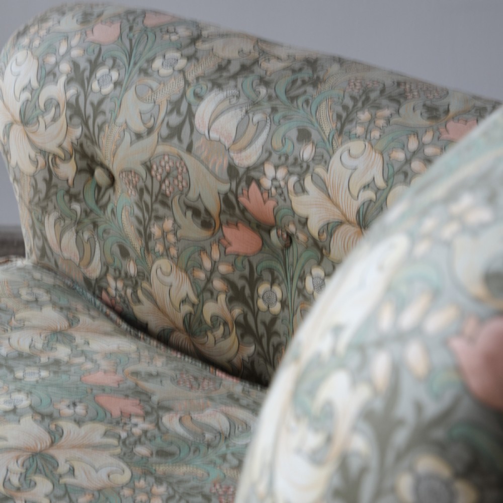 Edwardian country house armchair in Morris & Co View XI