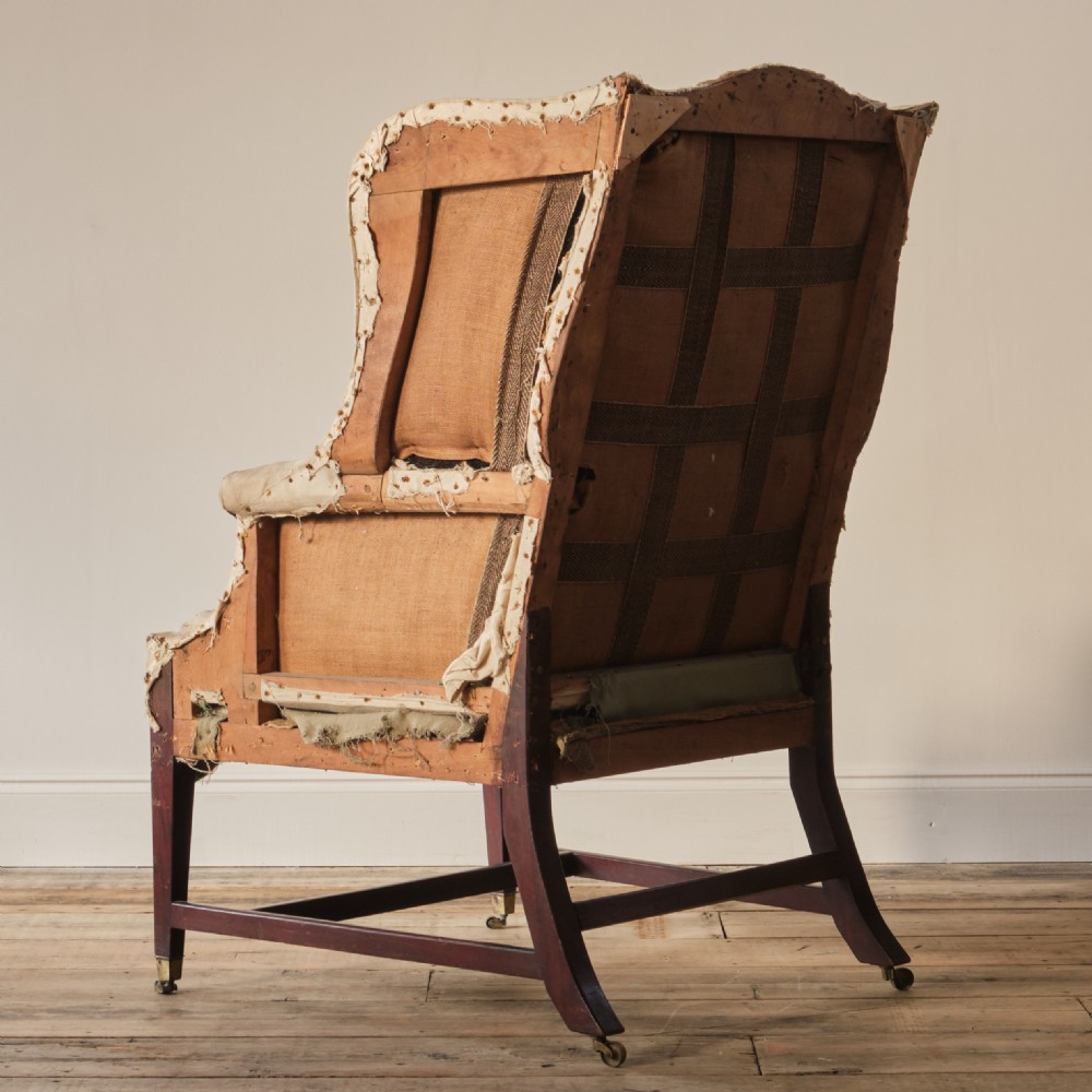 Early 19th century wingback armchair View VI