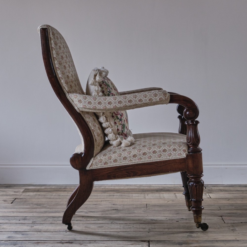 Regency Rosewood open armchair View III