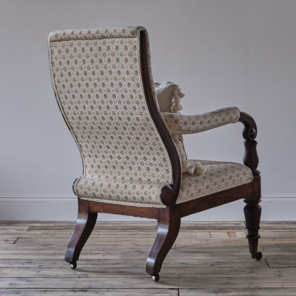 Regency Rosewood open armchair View IV