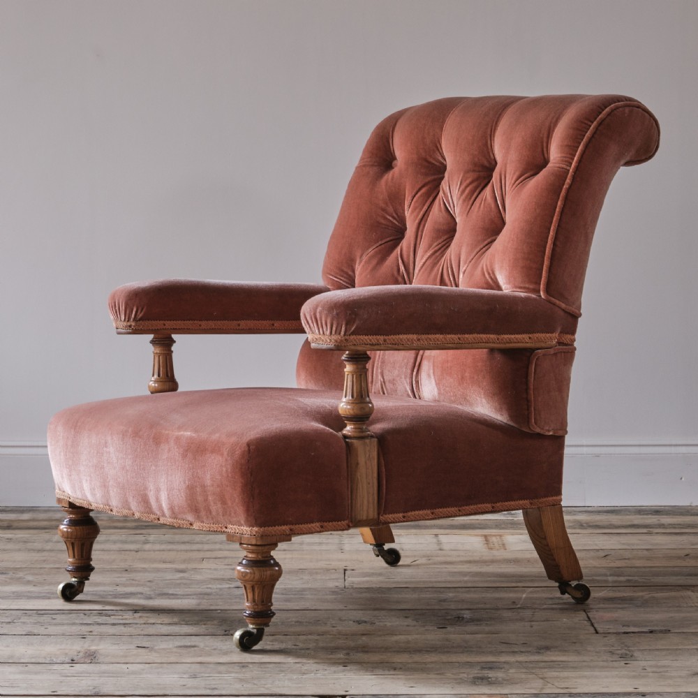 19th century Howard style open armchair View II