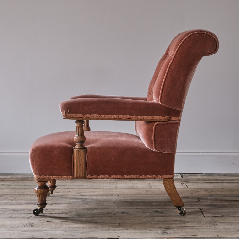 19th century Howard style open armchair View IV
