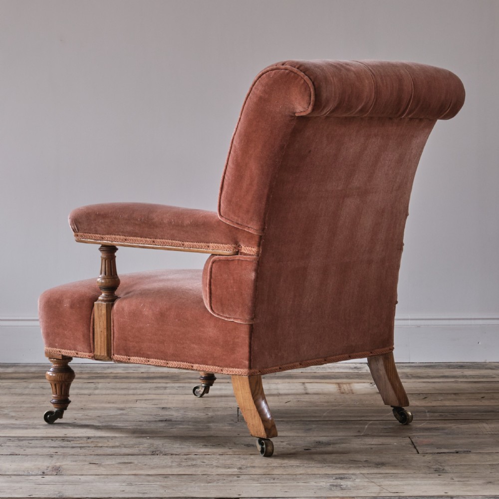 19th century Howard style open armchair View VI