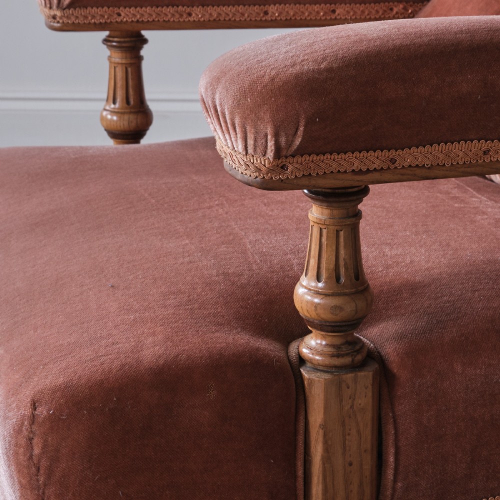 19th century Howard style open armchair View IX