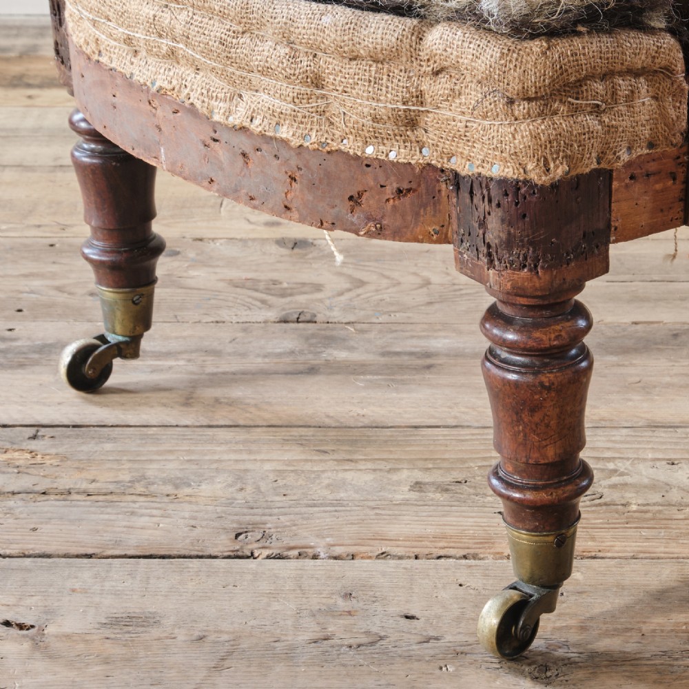 Regency rosewood open armchair View VII
