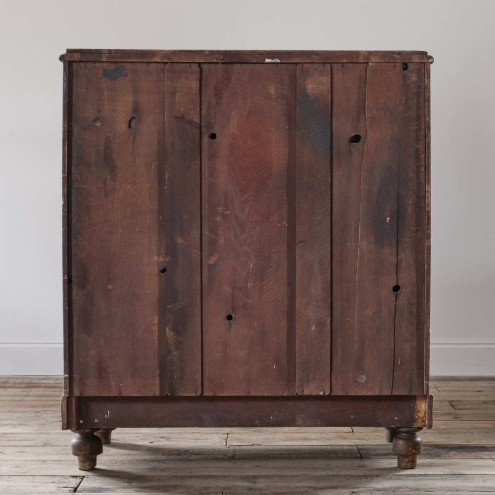 19th century Scottish painted pine chest of drawers View V