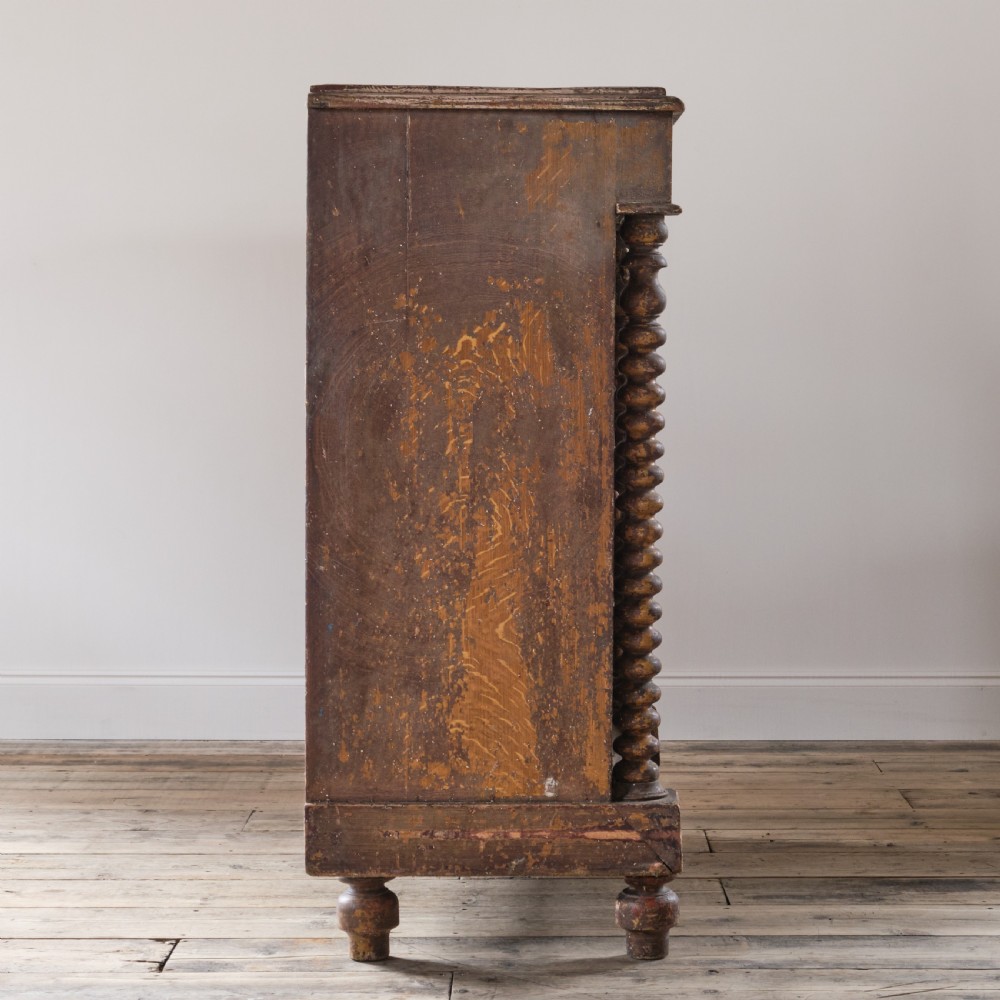 19th century Scottish painted pine chest of drawers View VII