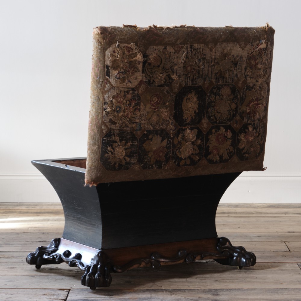 Regency Sarcophagus Box Ottoman View IV