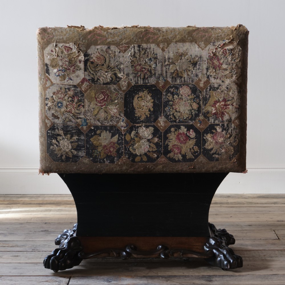 Regency Sarcophagus Box Ottoman View V