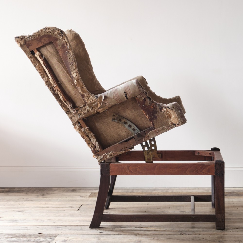 18th century wingback armchair