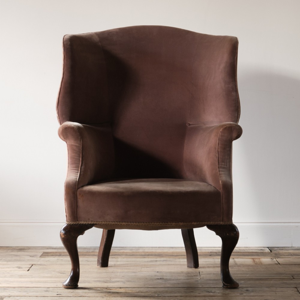 Large country house barrel back armchair