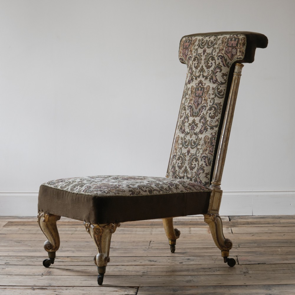 19th Century Prie Dieu Prayer Chair