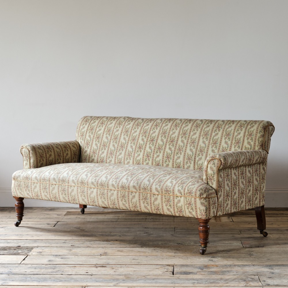 19th Century Country House Sofa Attributed to Hampton & Sons