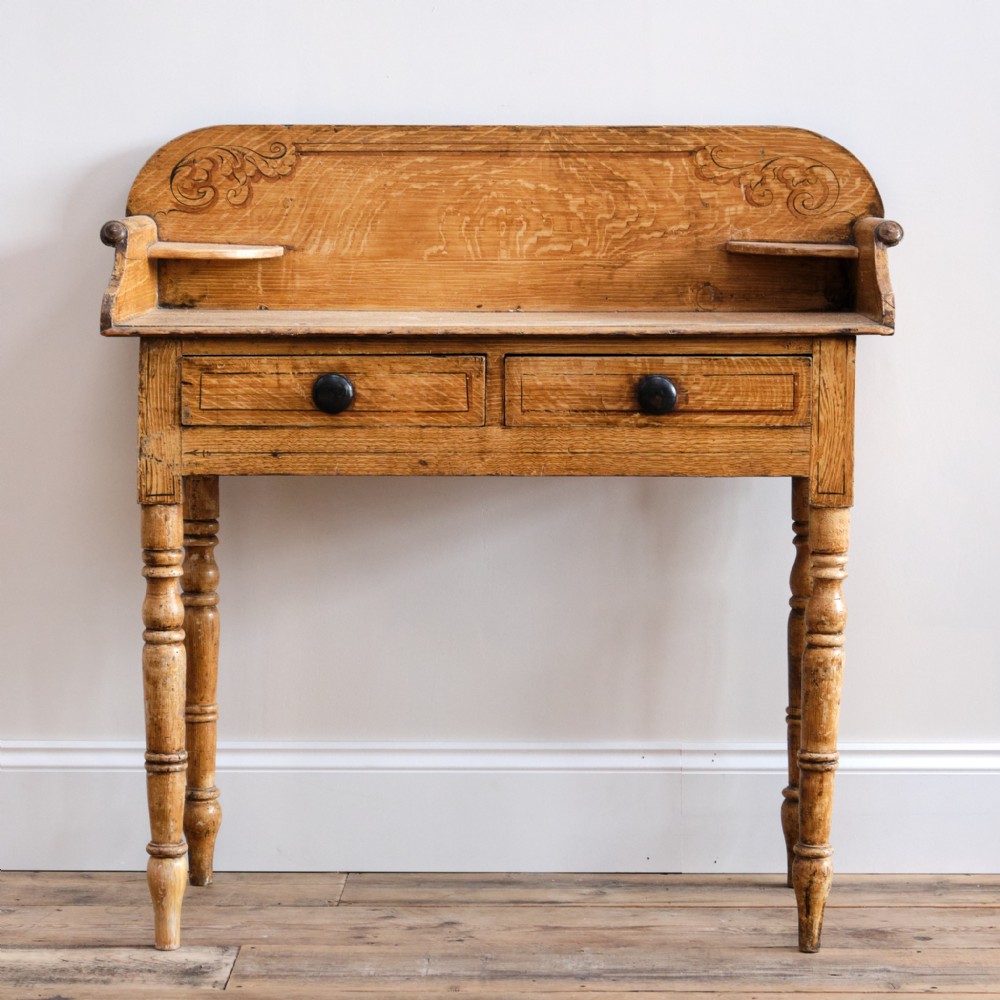 Antique 19th century painted pine washstand