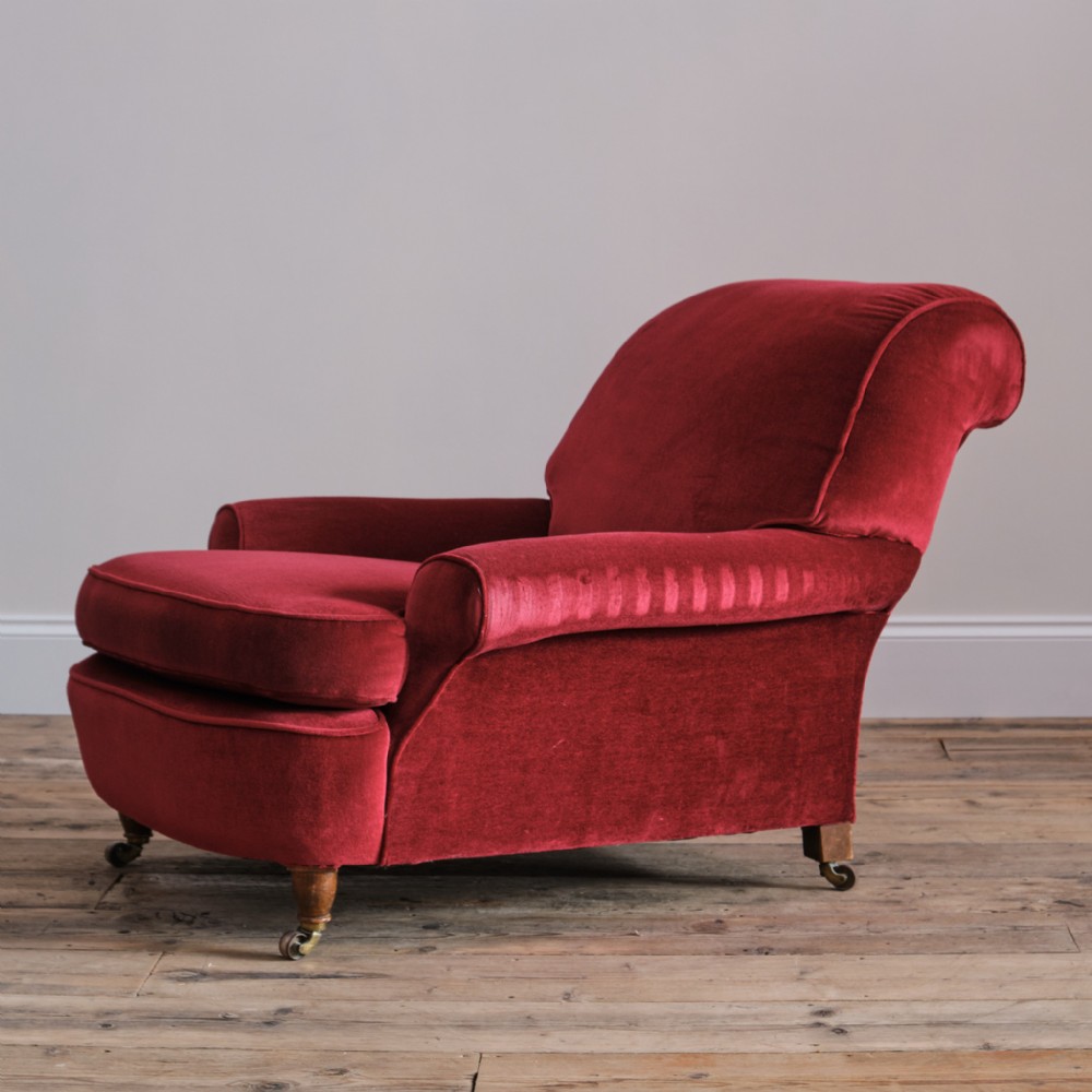Antique Country house Howard style club armchair