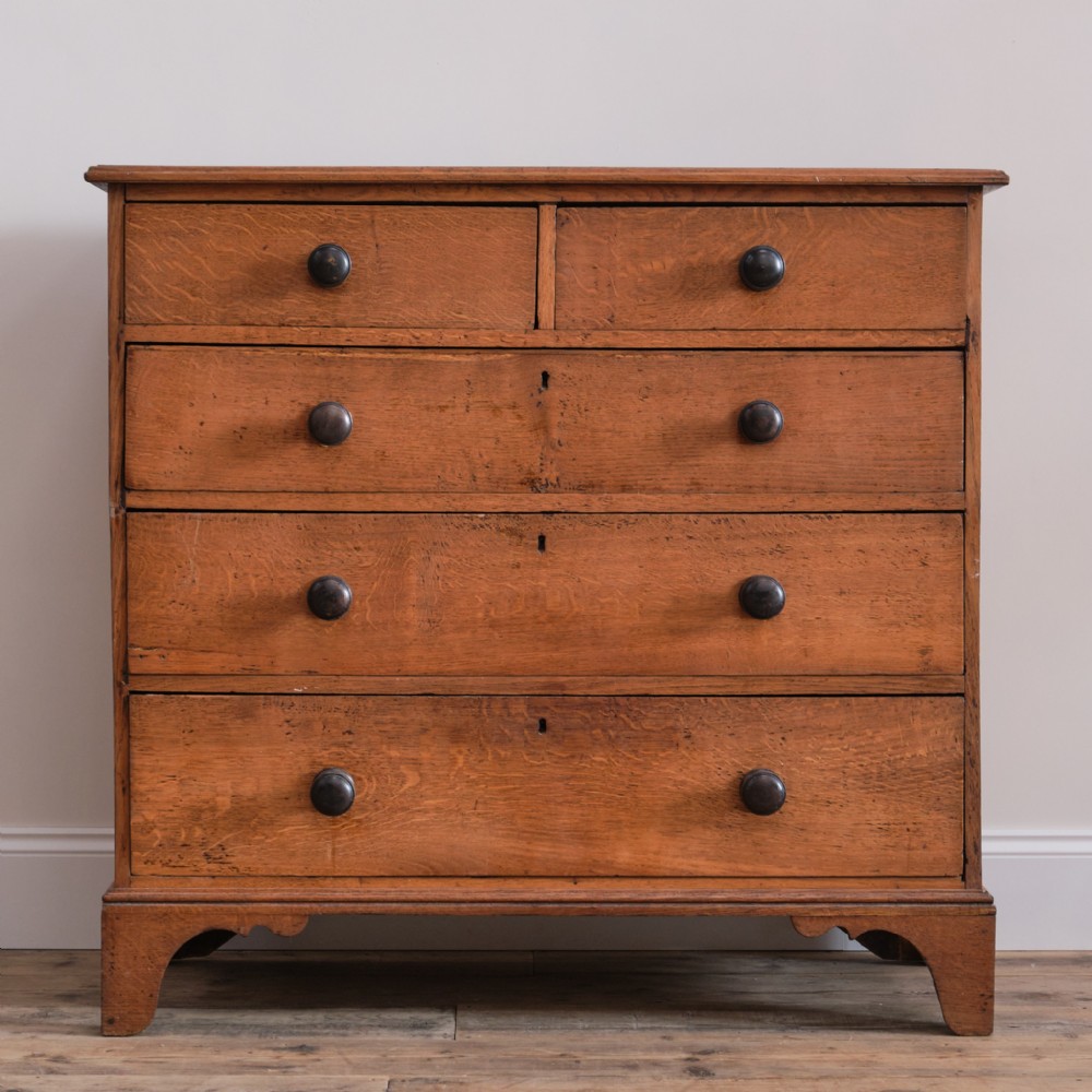 19th century Oak chest of drawers