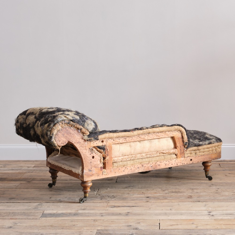 Antique 19th century Howard & Sons Chaise Lounge
