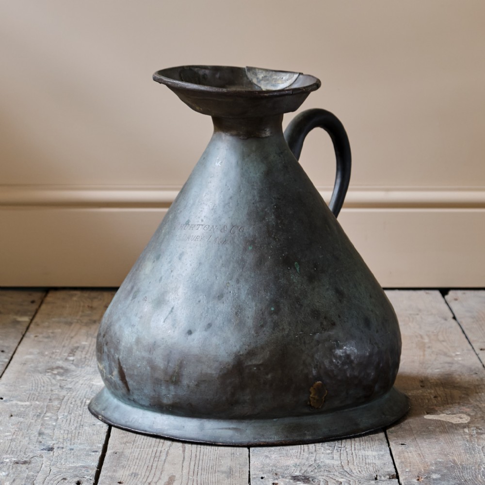 Large Churton & Co 4 Gallon Copper Flagon