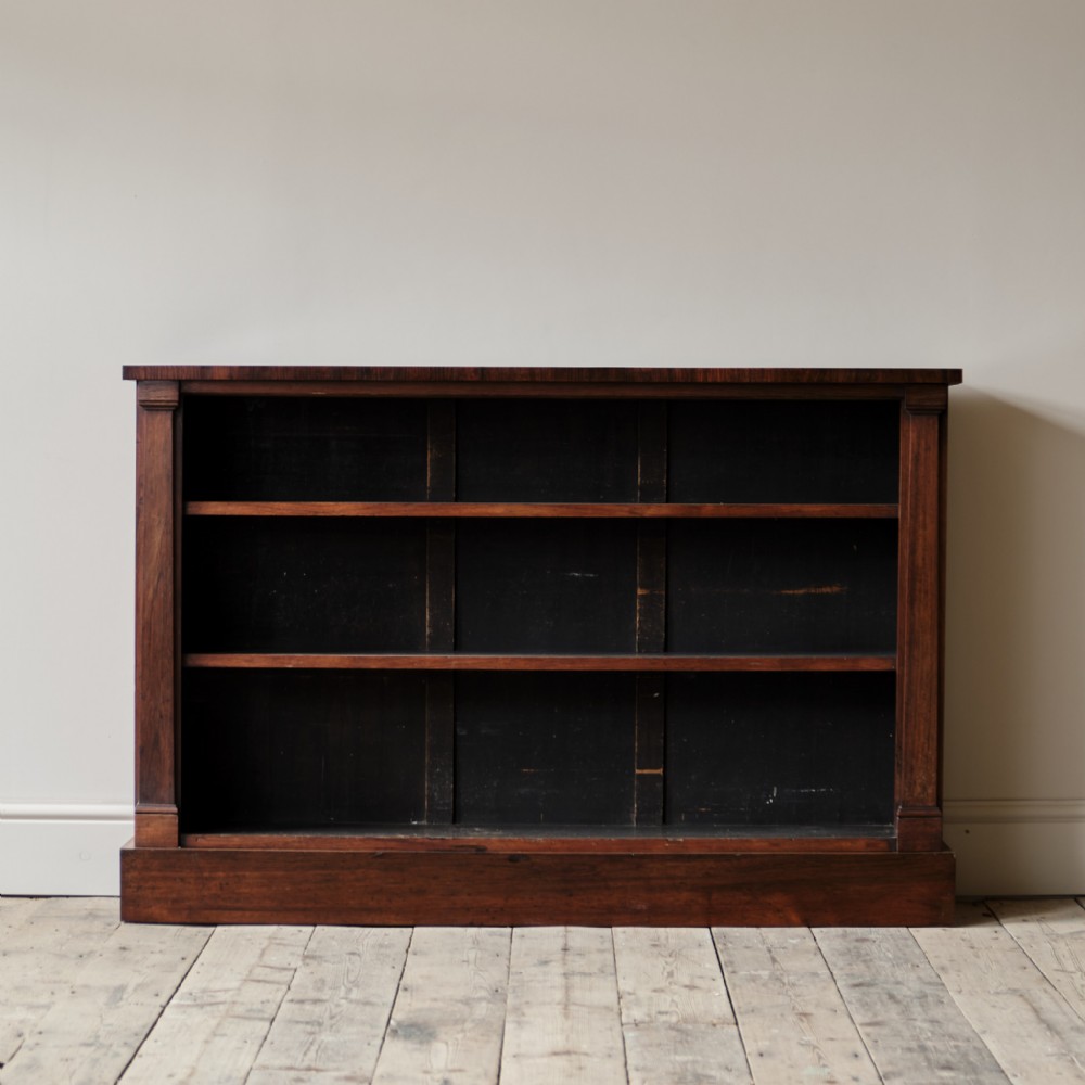 Mid 19th Century Rosewood Open Bookcase c1840