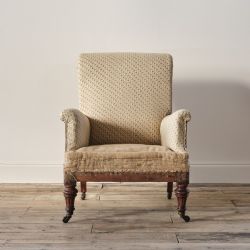19TH CENTURY HOWARD STYLE ARMCHAIR