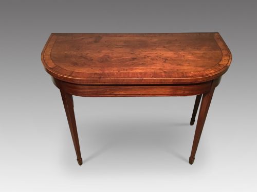 Georgian Rosewood Card Table