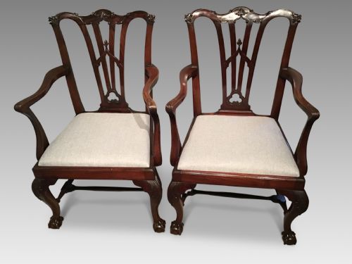 Pair of Antique Elbow Chairs
