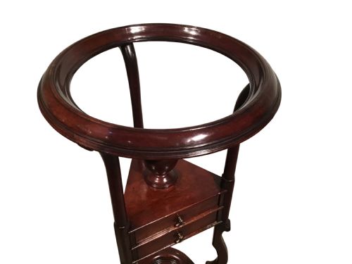 GEORGIAN MAHOGANY WIG STAND - ADDITIONAL PHOTO 3