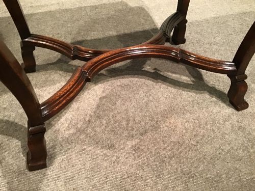 ANTIQUE WALNUT STOOL - ADDITIONAL PHOTO 1