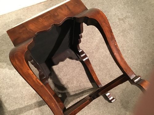 ANTIQUE WALNUT STOOL - ADDITIONAL PHOTO 5