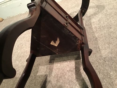 GEORGIAN MAHOGANY WIG STAND - ADDITIONAL PHOTO 6