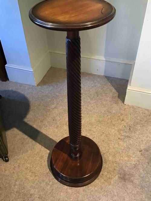 Antique Mahogany Torchere