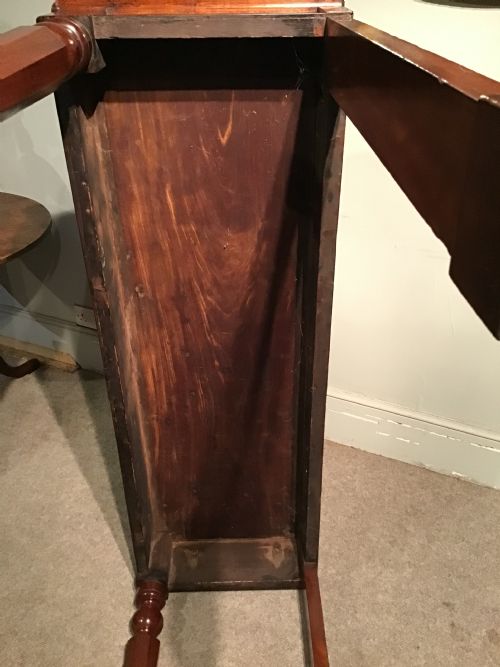 ANTIQUE MAHOGANY SERVING TABLE - ADDITIONAL PHOTO 6
