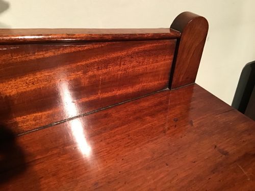 ANTIQUE MAHOGANY SERVING TABLE - ADDITIONAL PHOTO 4