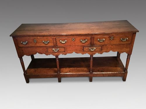 Antique Oak Dresser Base