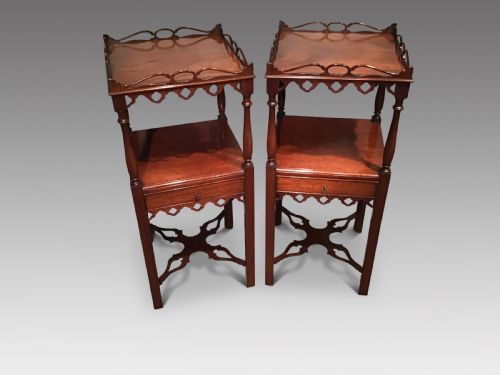Pair of Antique Bedside Tables