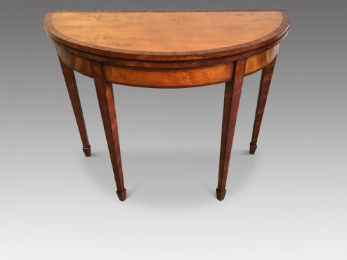 Antique Satinwood Card Table