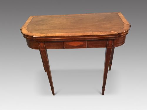 Antique Mahogany Tea Table