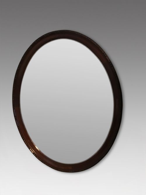 Antique Oval Wall Mirror