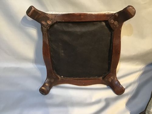 PAIR OF ANTIQUE FOOTSTOOLS - ADDITIONAL PHOTO 4