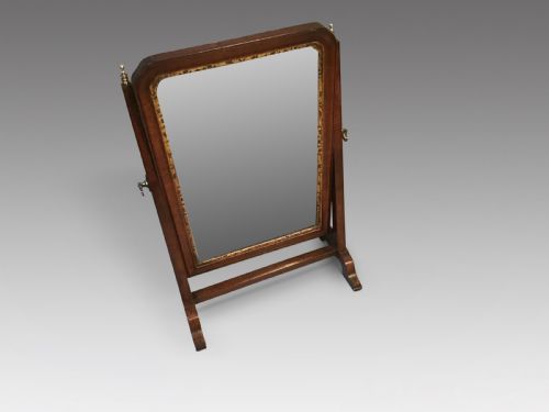 Antique Mahogany Toilet Mirror