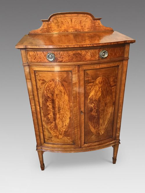 Edwardian Satinwood Cabinet