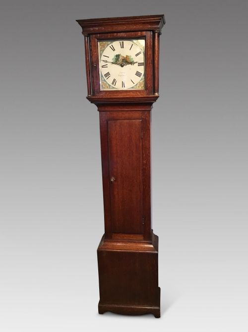 Antique Oak Longcase Clock